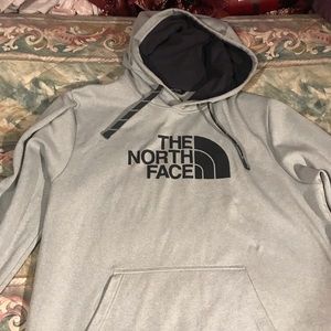 North Face Hoodie Gray